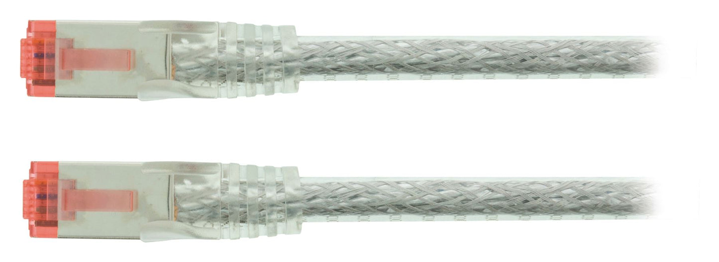 Valueline CAT6 S/FTP Network Cable RJ45 (8P8C) Male to RJ45 (8P8C) Male 1m clear