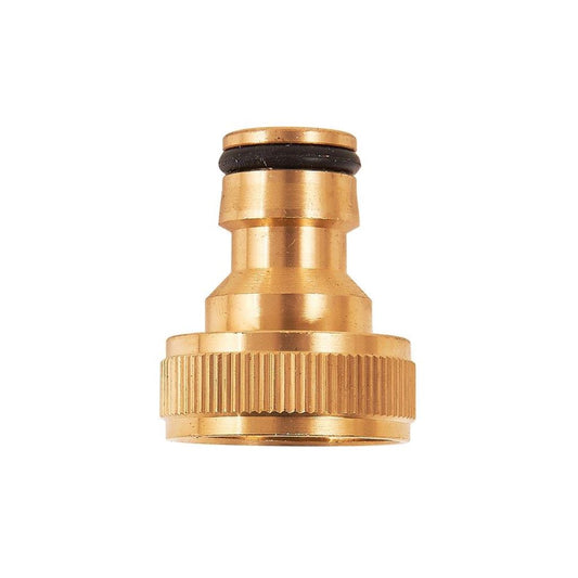 Male Brass Hose Tap Connector 3/4" Threaded Garden Water Pipe Adaptor Fitting