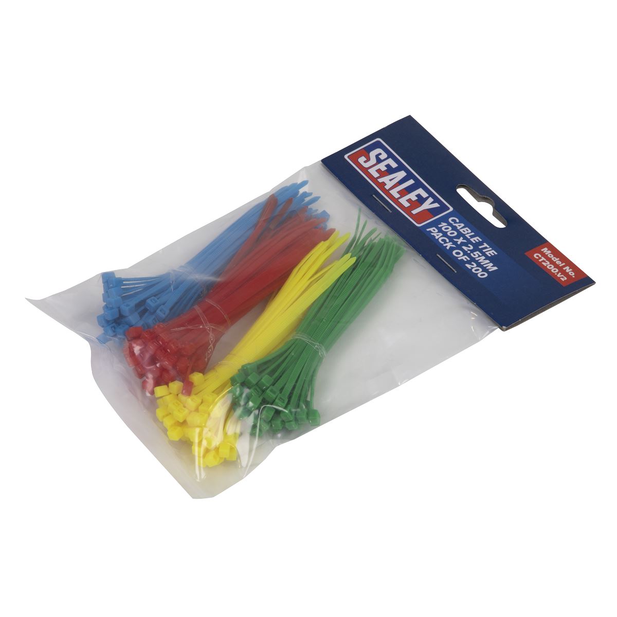 Sealey Cable Tie 100 x 2.5mm Pack of 200 CT200