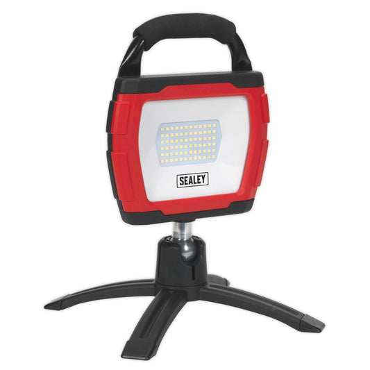 Sealey R/Charge 360 Floodlight 36W SMD LED Portable Red Li-ion LED360FR