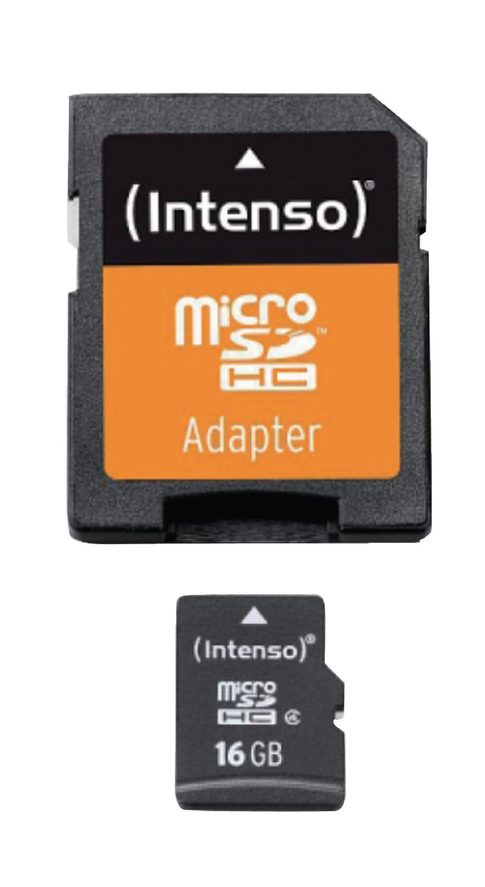 Intenso MicroSDHC-card 16 GB Class 4 (TRACKED)