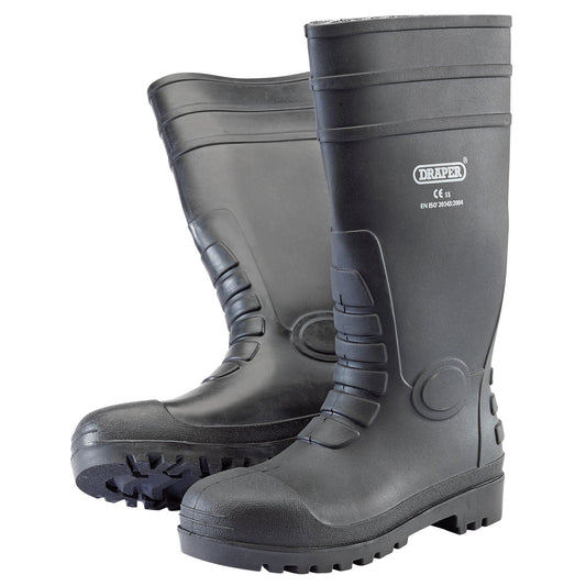 Draper 1x Safety Wellington Boots to S5 Size 12/47 Professional Tool 2702 - 02702