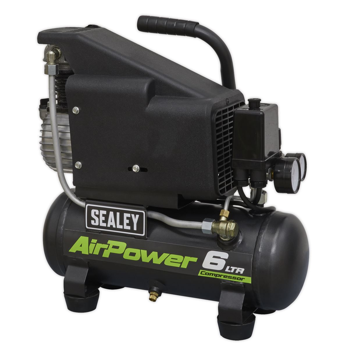 Sealey Air Compressor 6L Direct Drive 1hp SAC0610E
