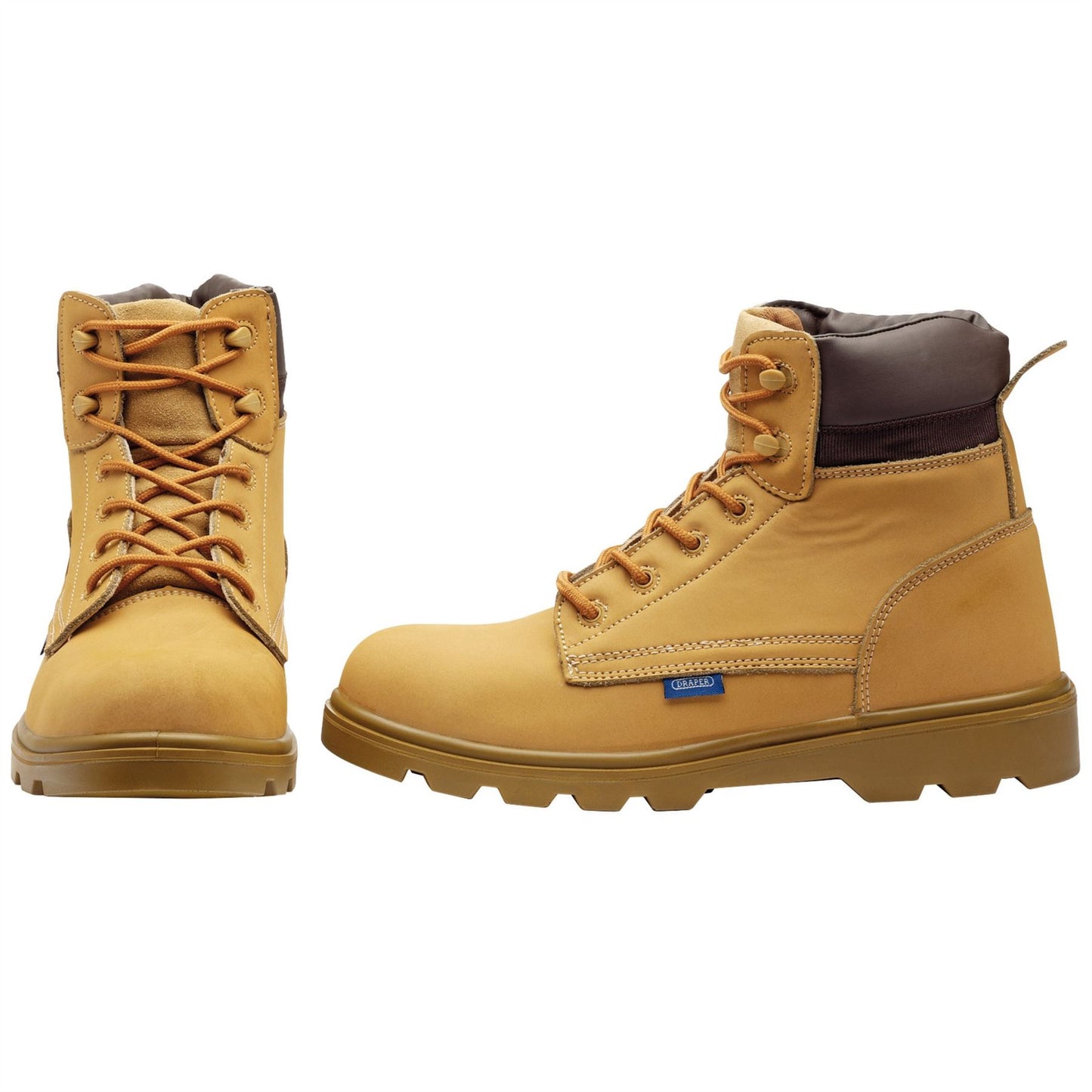 Draper Nubuck Style Safety Boots Size 11 S1 P SRC - 85970