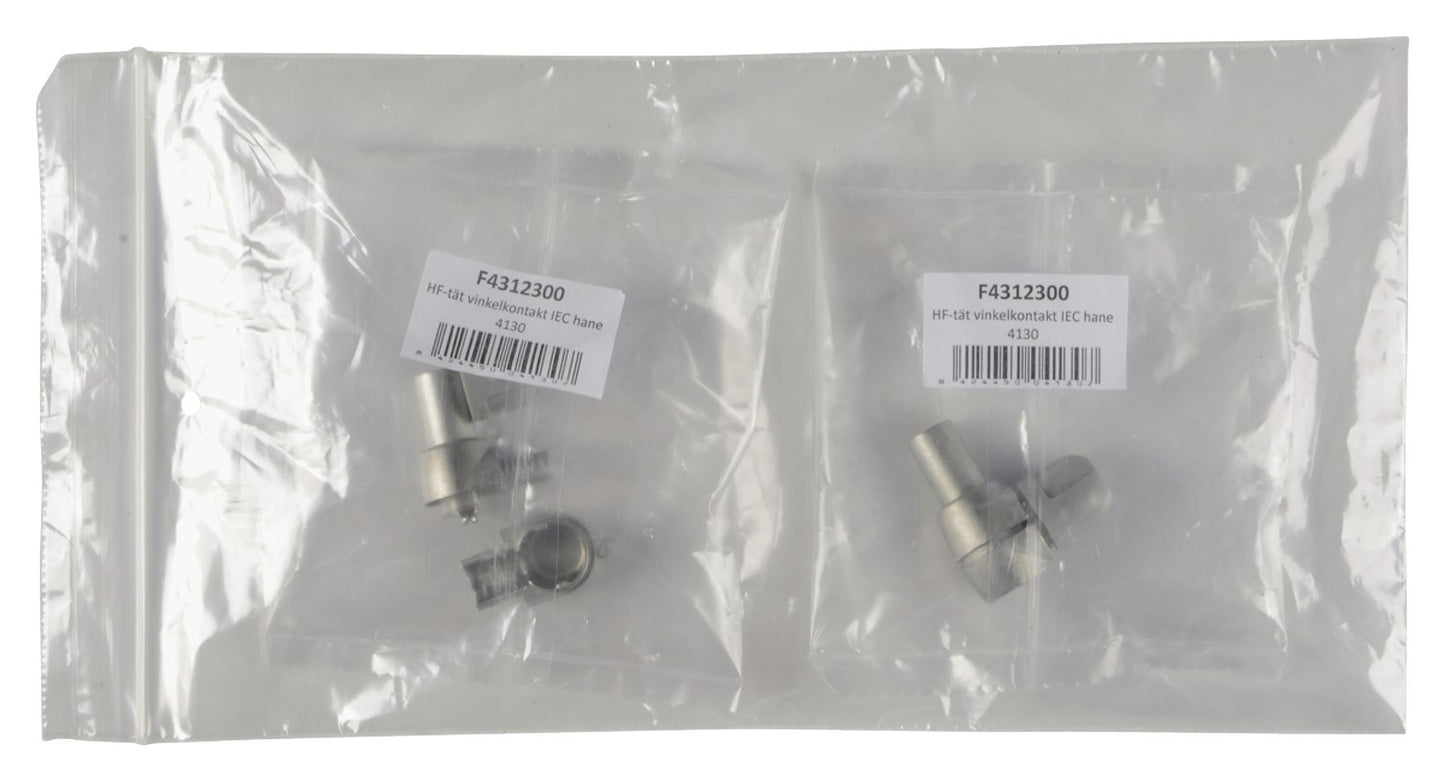 Televes 5x IEC HF tight angle connector
