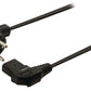 Valueline Power cable Schuko angled male to IEC-320-C13 angled 10m black