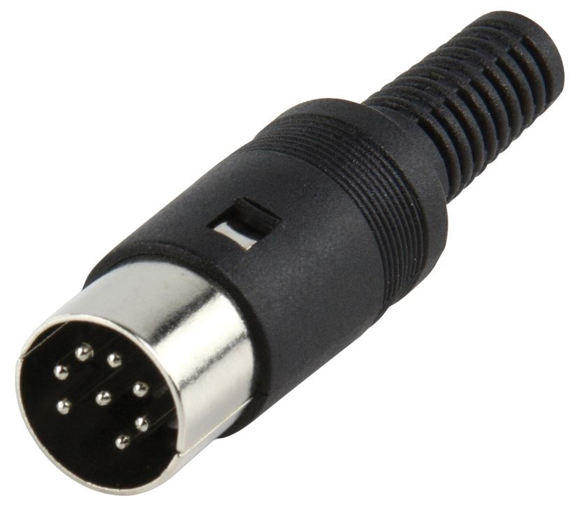 Glaxio 10x 8p DIN connector plug