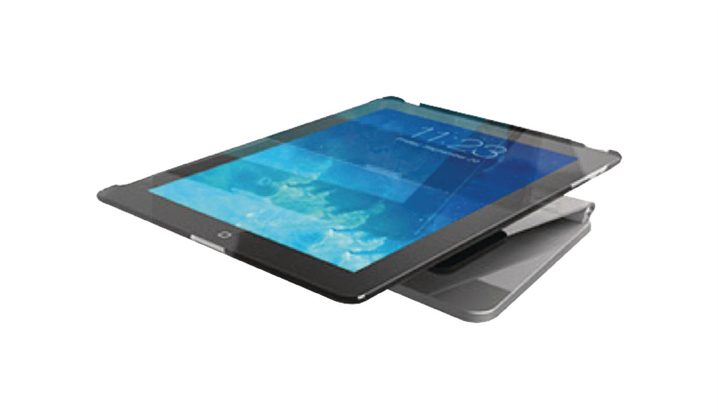 Omnimount iPad stand for iPad Mini, mini case silver with black