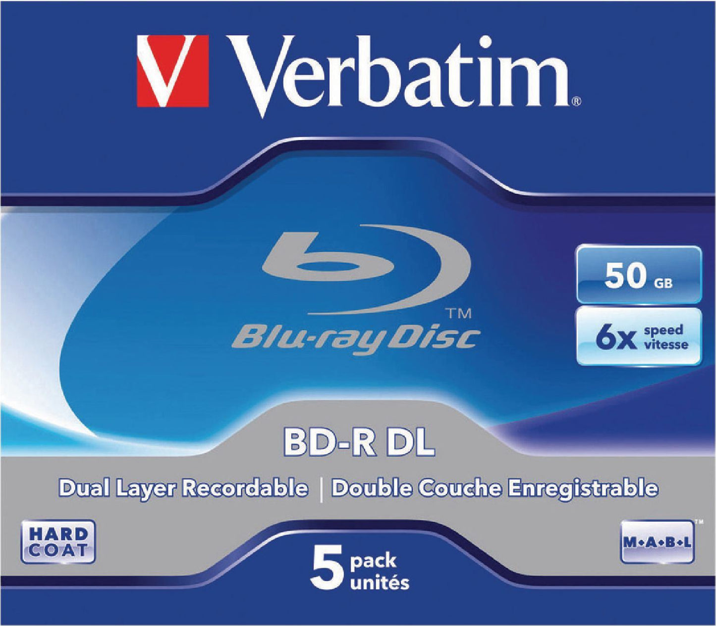 Verbatim BD-R Dual Layer 50GB 6x Hard Coat