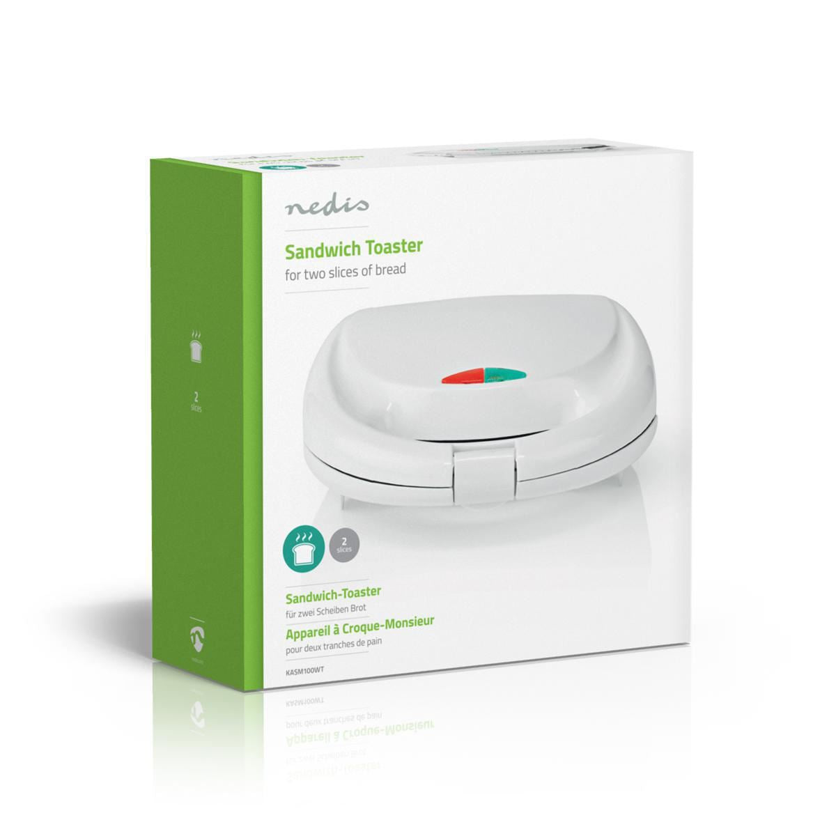 Nedis Sandwich Maker 800W White