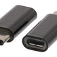 Valueline USB 2.0 Adapter USB-C Male to USB Micro B Female Black