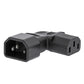 Valueline Power Plug Female to Male Polyvinylchloride (PVC) Black VLEP11904B
