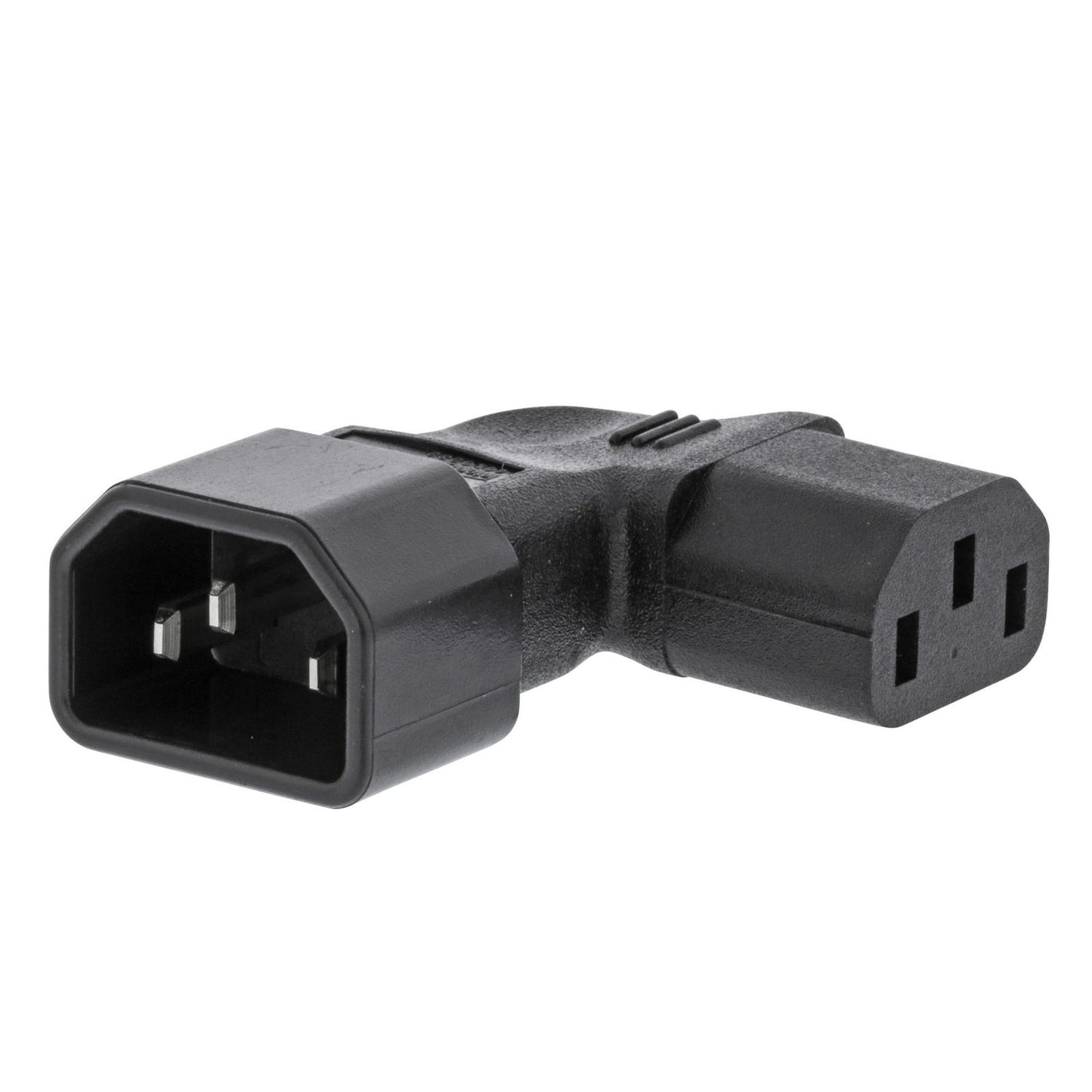 Valueline Power Plug Female to Male Polyvinylchloride (PVC) Black VLEP11904B