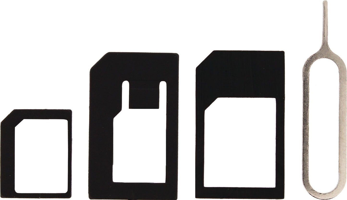 Mobilize Phone Sim Adapter Kit 4-in-1
