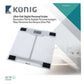Konig Digital Weighing personal scale (High precision "strain-gauge" sensor)