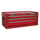 Sealey Topchest, Mid-Box & Rollcab 14 Drawer Stack - Red AP22STACK