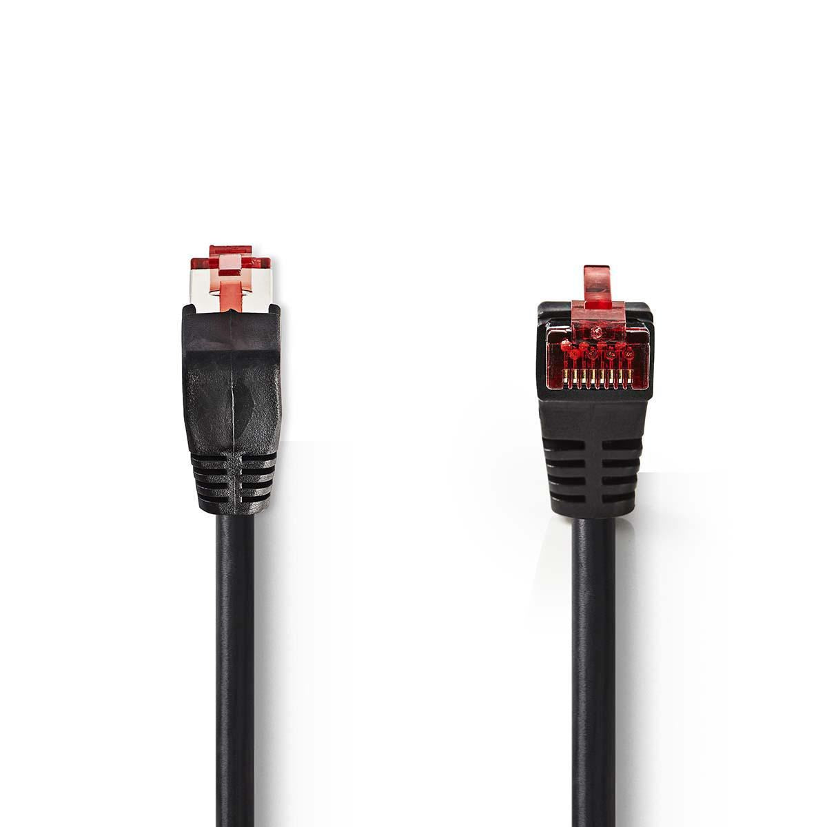 Nedis Cat 6 SF/UTP Network Cable RJ45 Male to RJ45 Male 0.5m Black