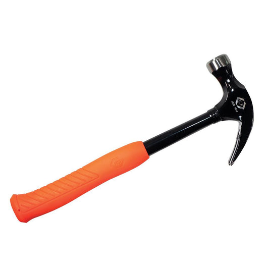 CK Tools Steel Claw Hammer High Visibility 16oz T4229 16