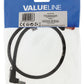 Valueline CAT6 S/FTP Network Cable RJ45 (8P8C) Male to RJ45 Male 0.50m Black