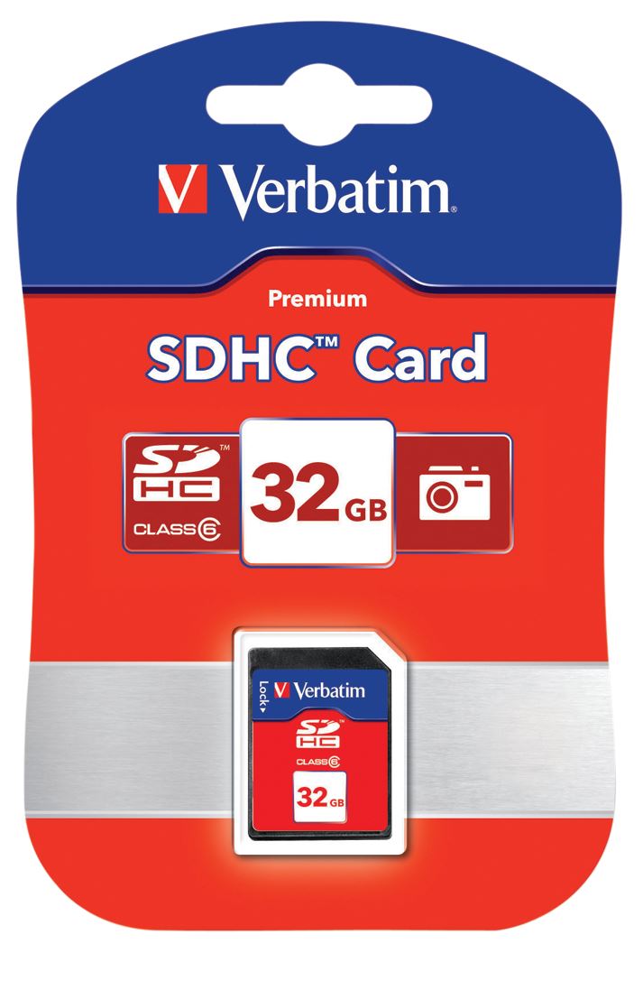 Verbatim SDHC-card 16 GB Class 4 (TRACKED)