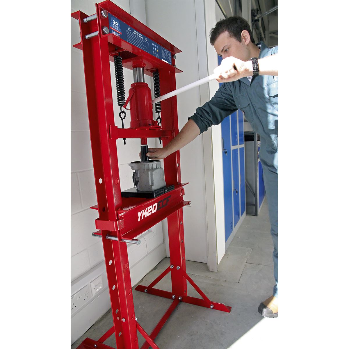 Sealey Hydraulic Press 20 tonne Economy Floor Type YK20ECF