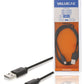 Valueline USB 2.0 Cable USB-C Male to A Male 1m Black