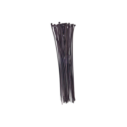 40x Black Nylon Cable Ties 4.8mm x 380mm Computer Wires Garage Workshop Office