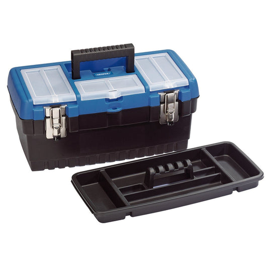 Draper 413mmTool Organiser Box with Tote Tray (53878)