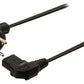 Valueline Power cable Schuko angled male to IEC-320-C13 angled 10m black