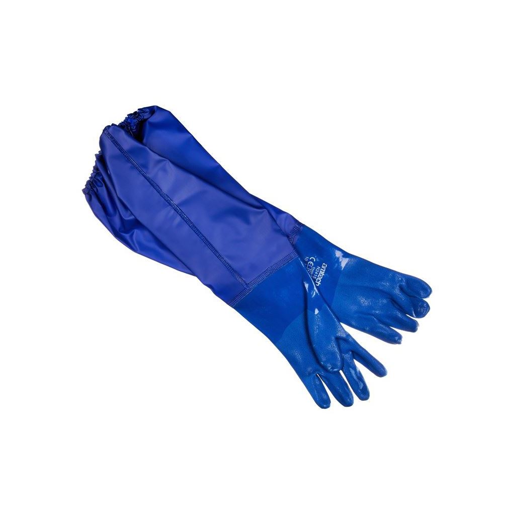 Amtech Long PVC Pond and Drain Gloves XL (Size:10) - N2415