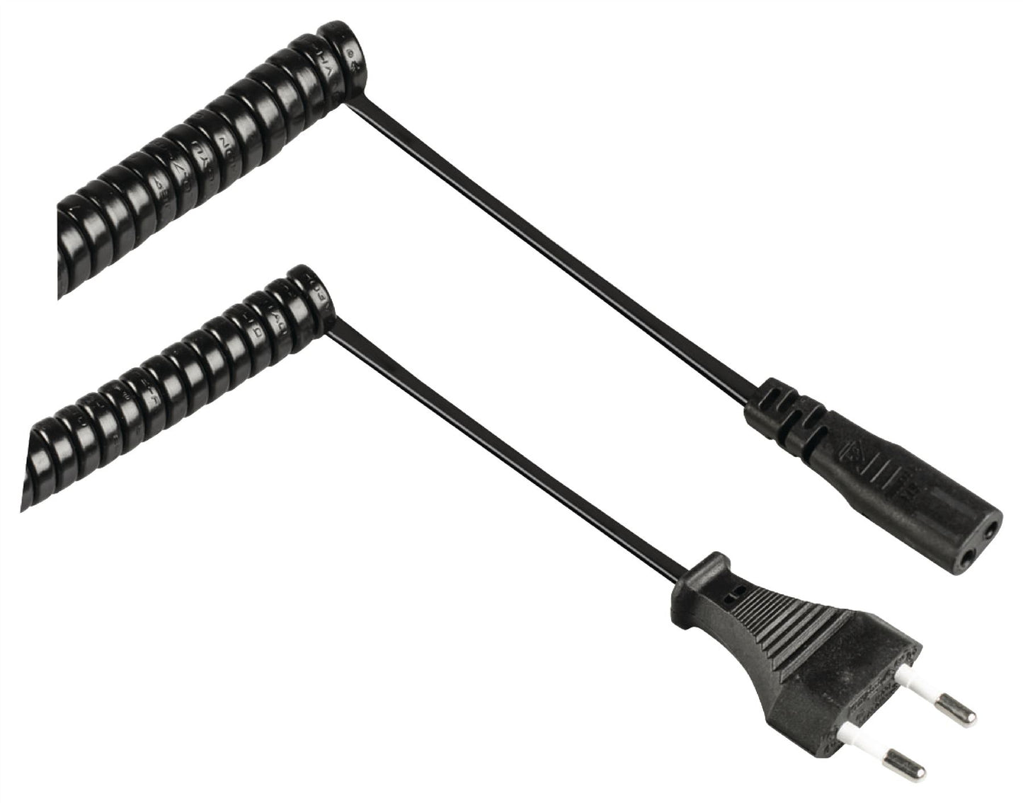 Valueline Power cable Euro plug male to IEC-320-C7 2m black