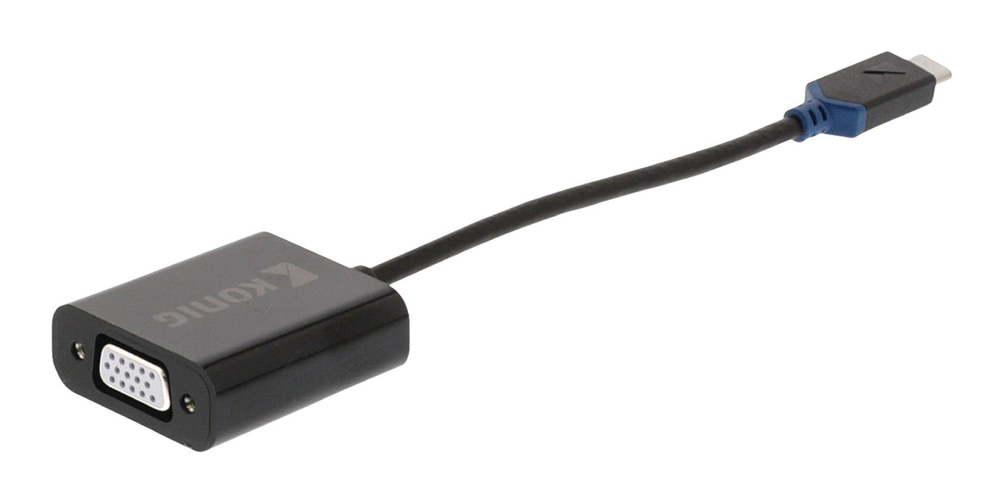 Konig USB 3.1 Adapter USB-C Male to VGA Female