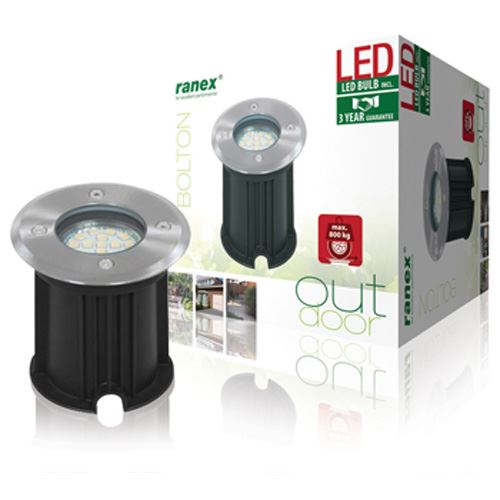 Ranex LED Ground Spot Plastic Glass Light