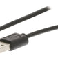 Valueline USB 2.0 Cable A Male to Micro B Male 2m Black