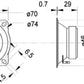 Visaton Conus Tweeter 5cm (2") 8 Ohm (9002)