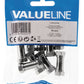 Valueline Antenna Adapter F-Male to F-Male Silver