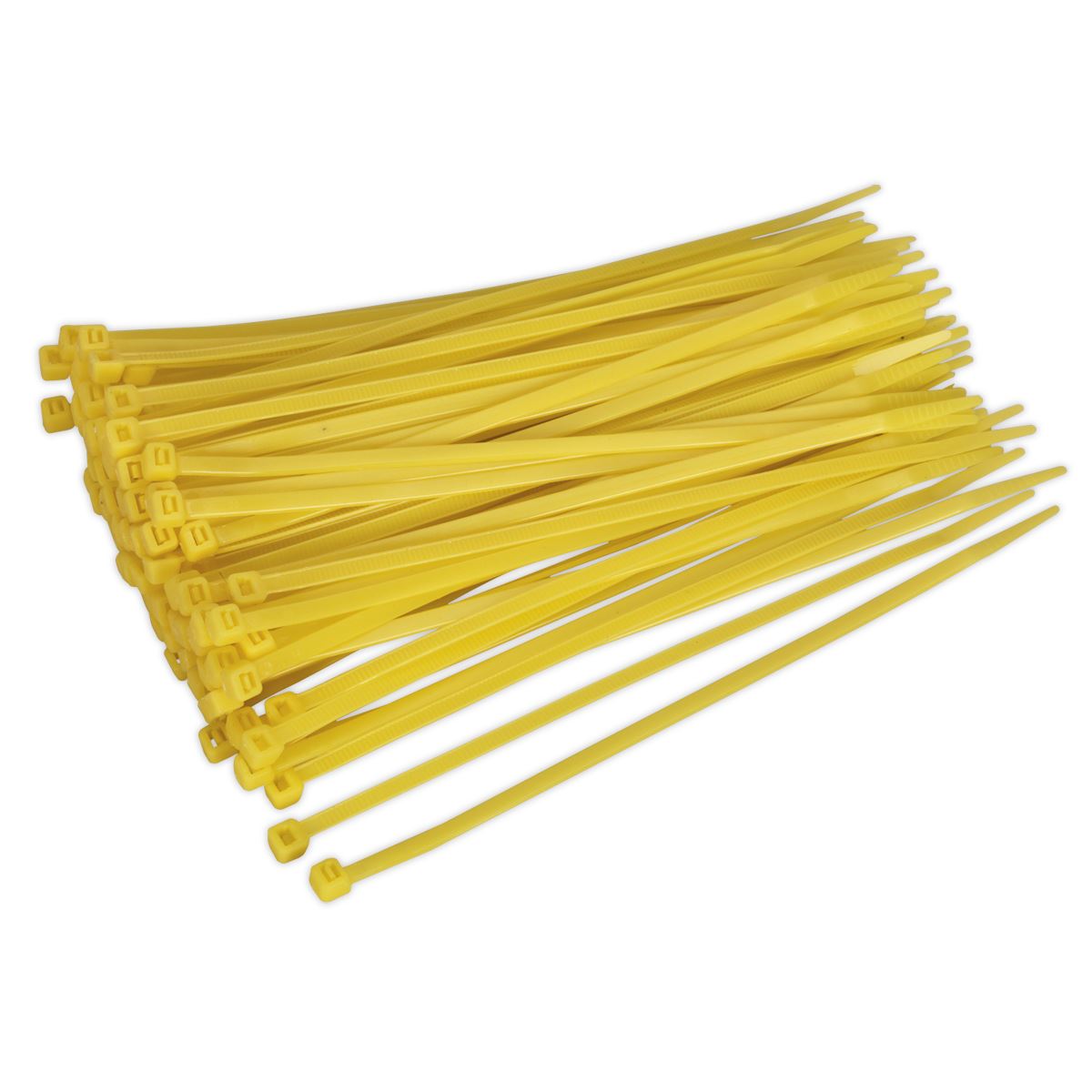 Sealey Cable Tie 200 x 4.4mm Yellow Pack of 100 CT20048P100Y
