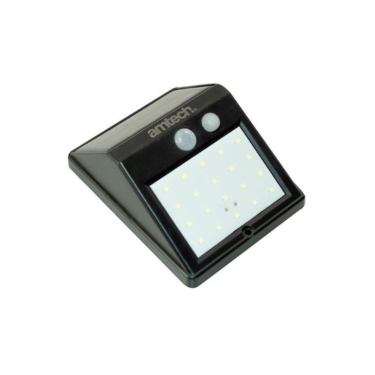Amtech 20 SMD LED solar PIR outdoor sensor light - S8157