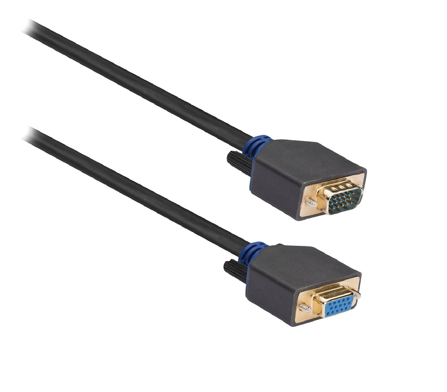 Konig VGA extension cable VGA male to female 2m grey