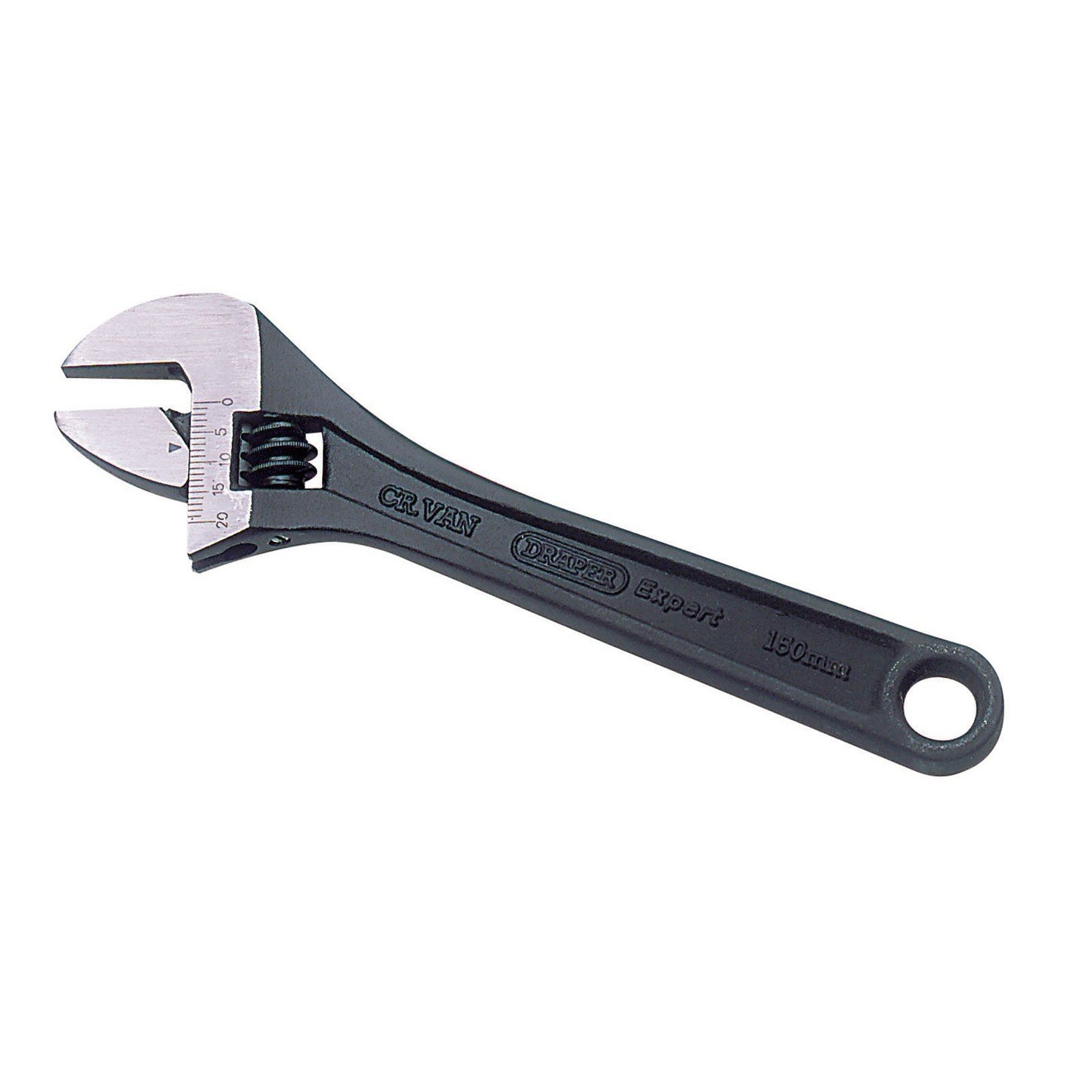 Draper Expert 150mm Crescent-Type Adjustable Wrench with Phosphate Finish - 52679