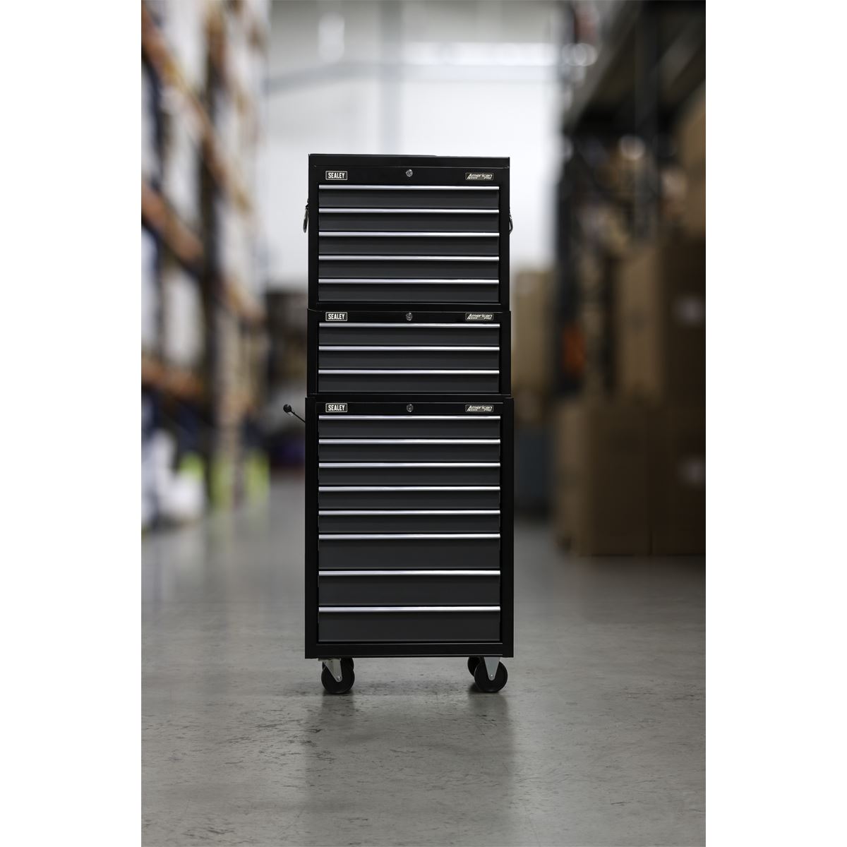 Sealey Tool Chest Combination 16 Drawer - Black/Grey AP35STACK