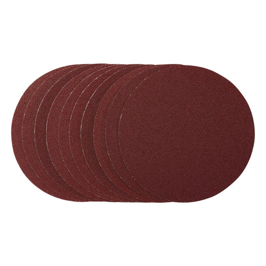 Draper Sanding Discs, 150mm, PSA, 80 Grit, (Pack of 10) SDPSA150 (62994)