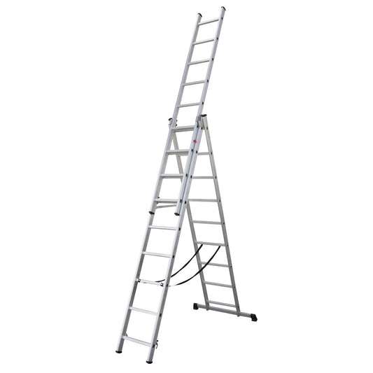 Sealey Aluminium Extension Combination Ladder 3x9 EN 131 ACL3
