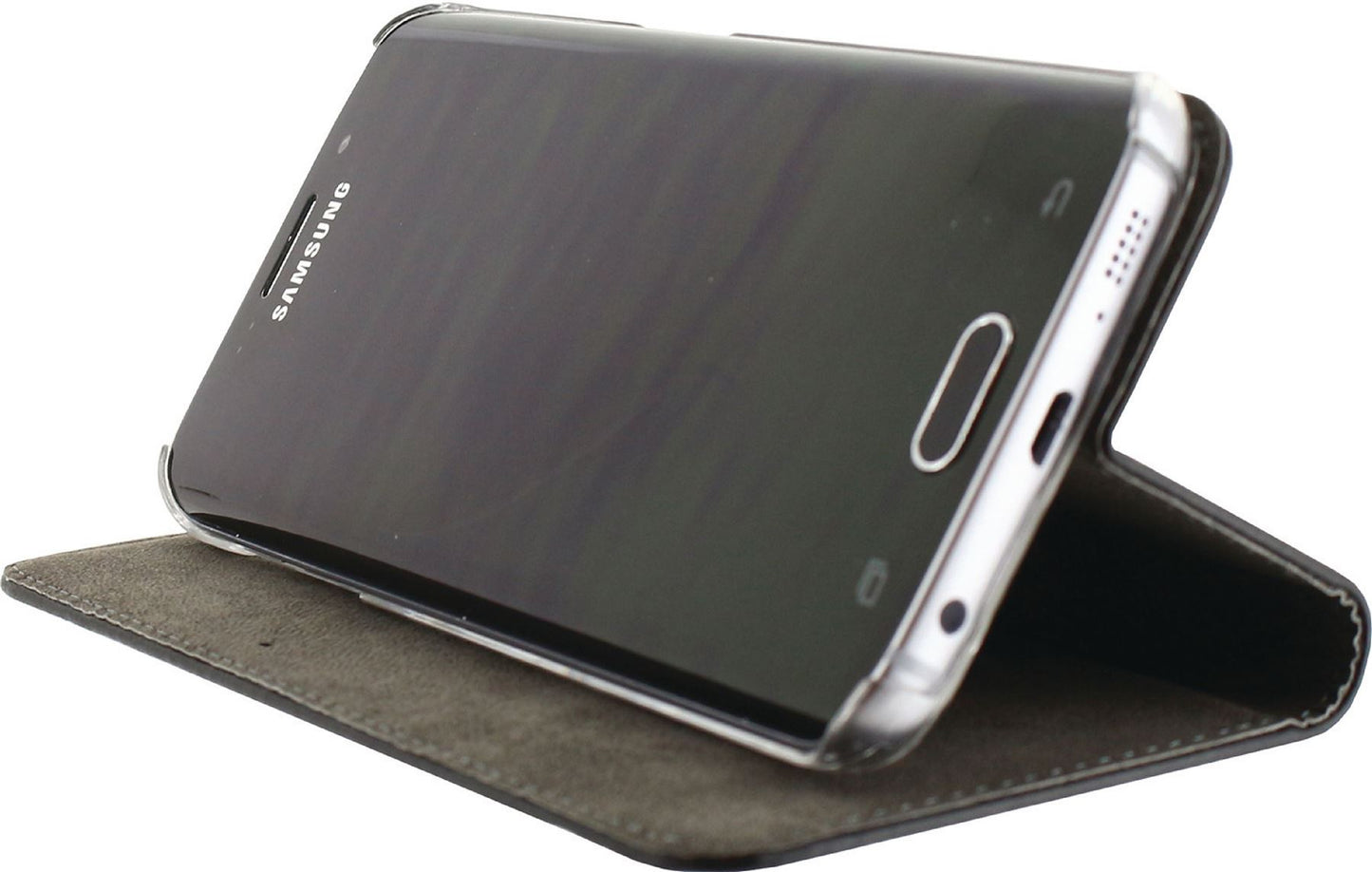 Mobilize Smartphone Premium Magnet Book Case Samsung Galaxy S6 Edge Black (LL)  MOB-22011 Tracked