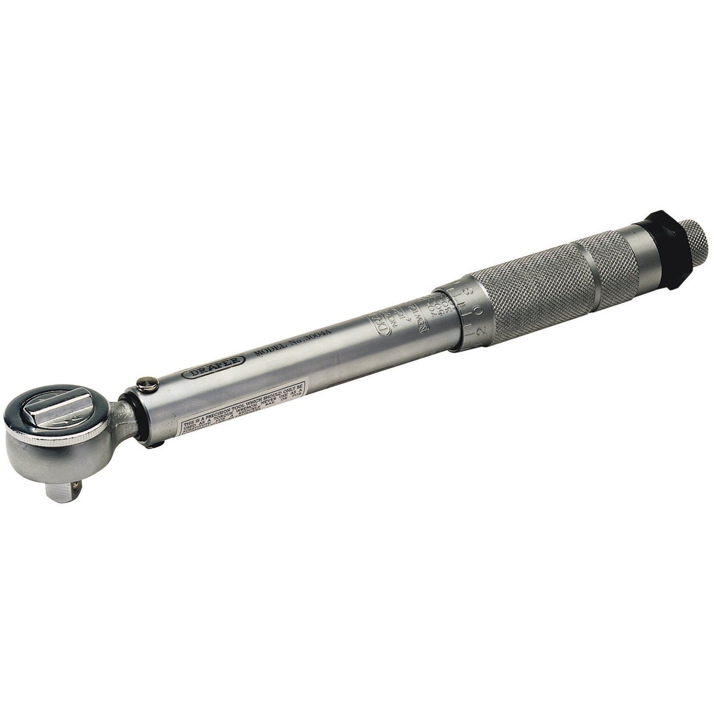 Draper 3/8" Square Drive 10 - 80Nm or 88.5 - 708In-lb Ratchet Torque Wrench (Sol - 54627