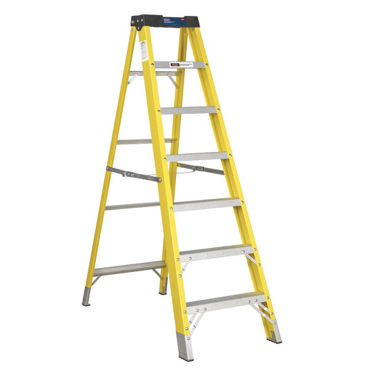 Sealey Fibreglass Step Ladder 6-Tread EN 131 FSL7