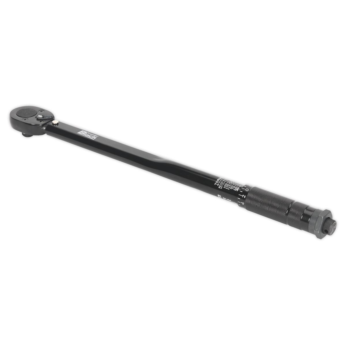Sealey Micrometer Torque Wrench 1/2"Sq Dr Calibrated Black Series AK624B