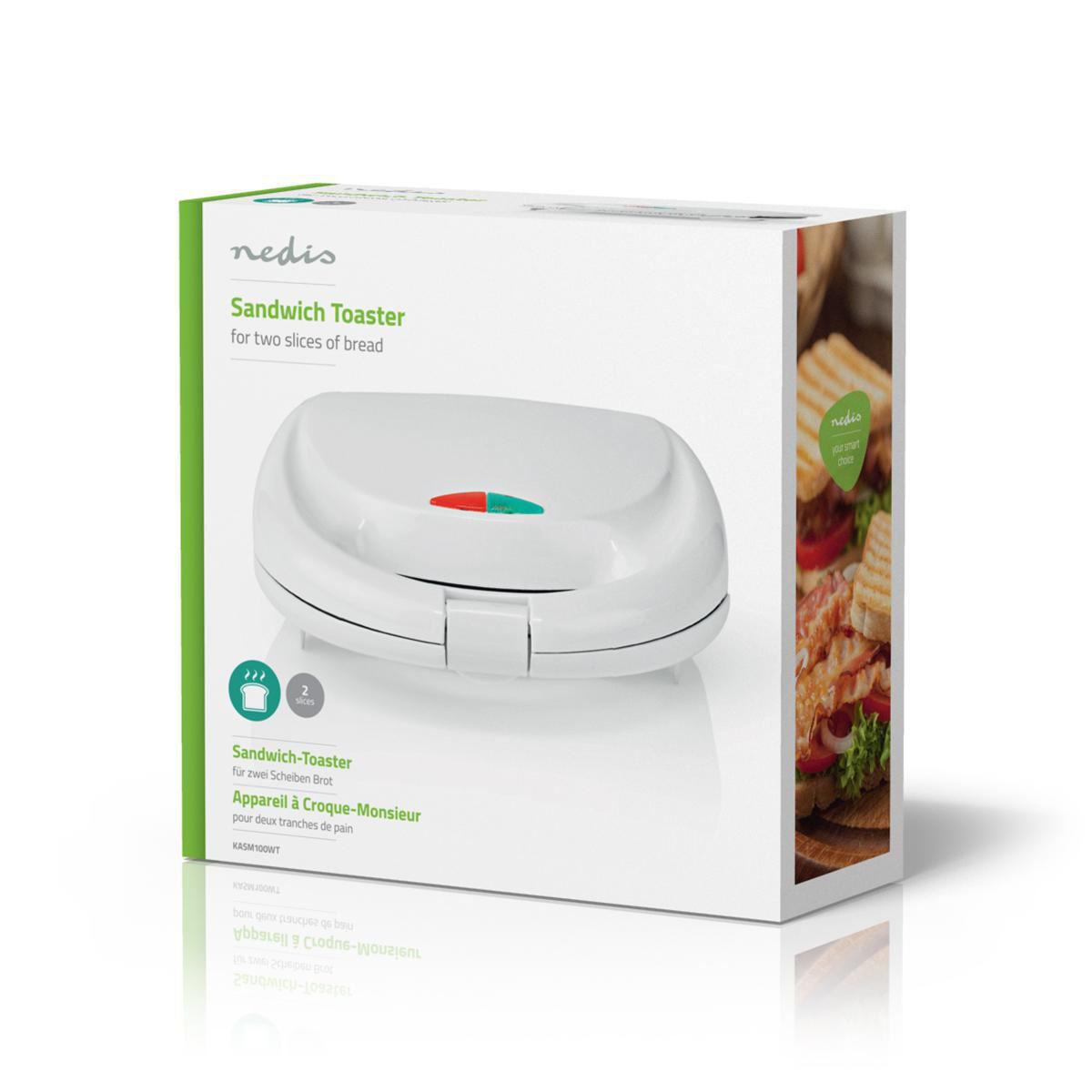 Nedis Sandwich Maker 800W White