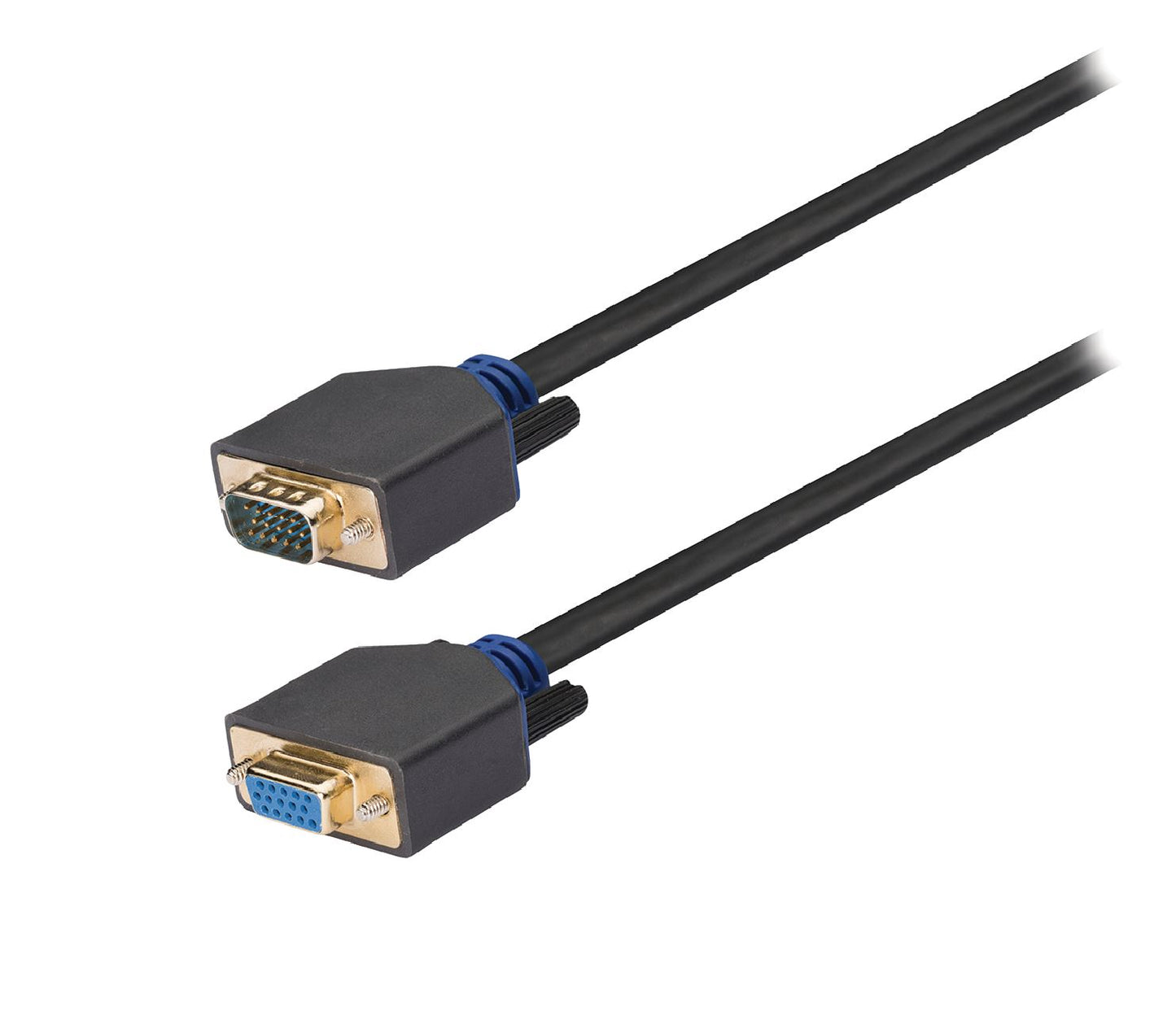 Konig VGA extension cable VGA male to female 2m grey