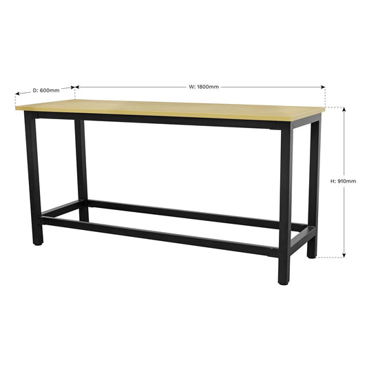 Sealey Workbench 1.8m Steel with 25mm MDF Top AP0618